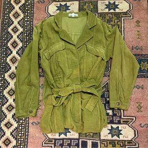 Alex Mill Expedition Olive Green Corduroy Jumpsuit. Small.